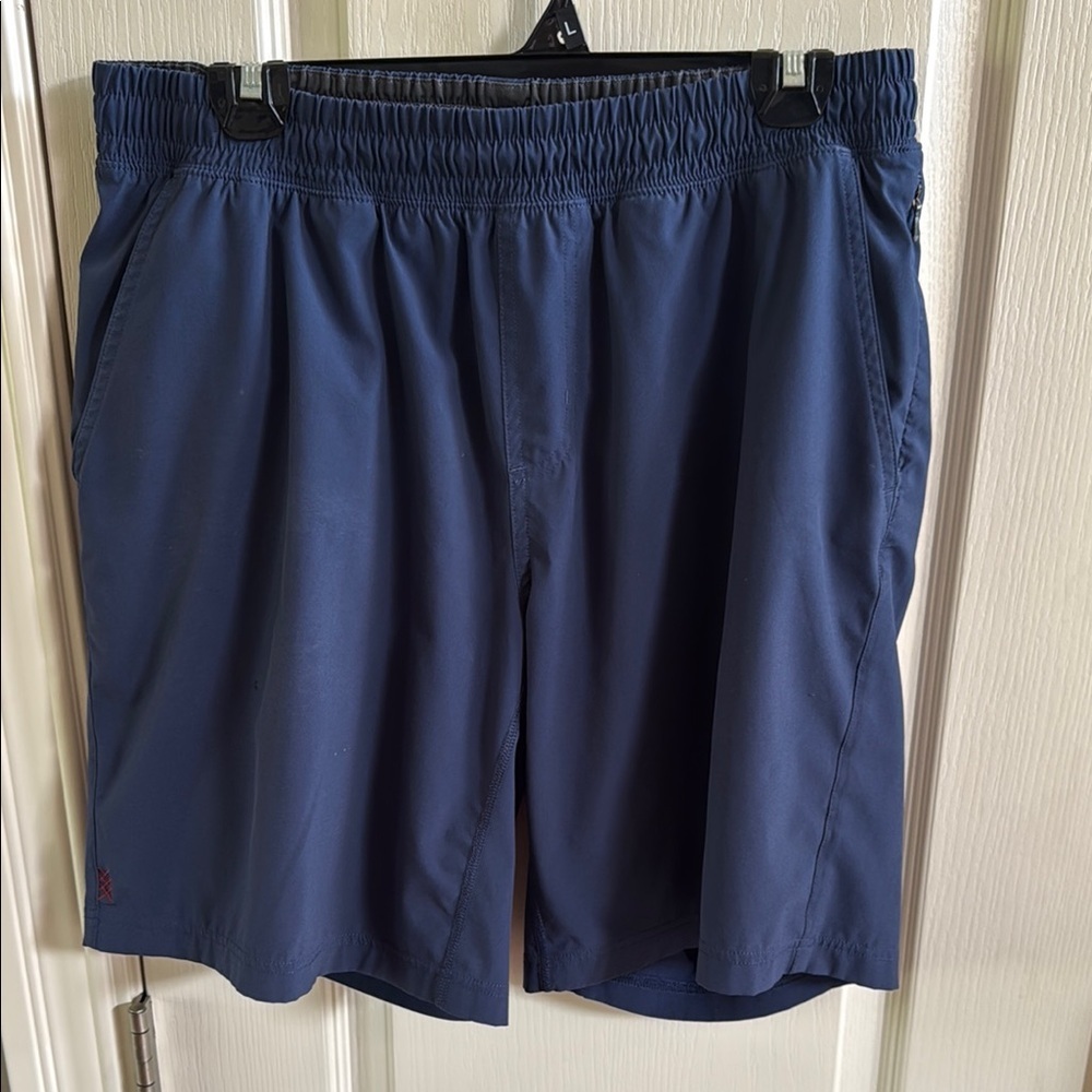 Rhone Navy Blue Athletic Shorts. Size Large